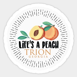 Life's a Peach Trion, Georgia Sticker